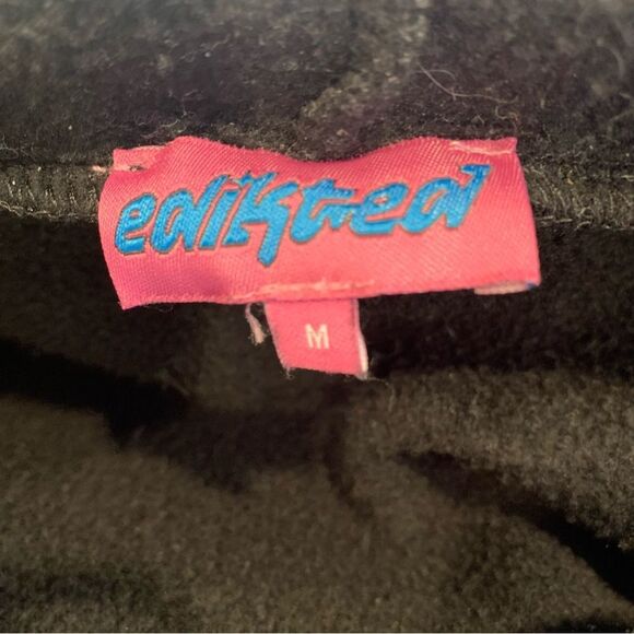 Edikted Girl Boss Academia Hoodie Black Size Medium - Picture 6 of 11